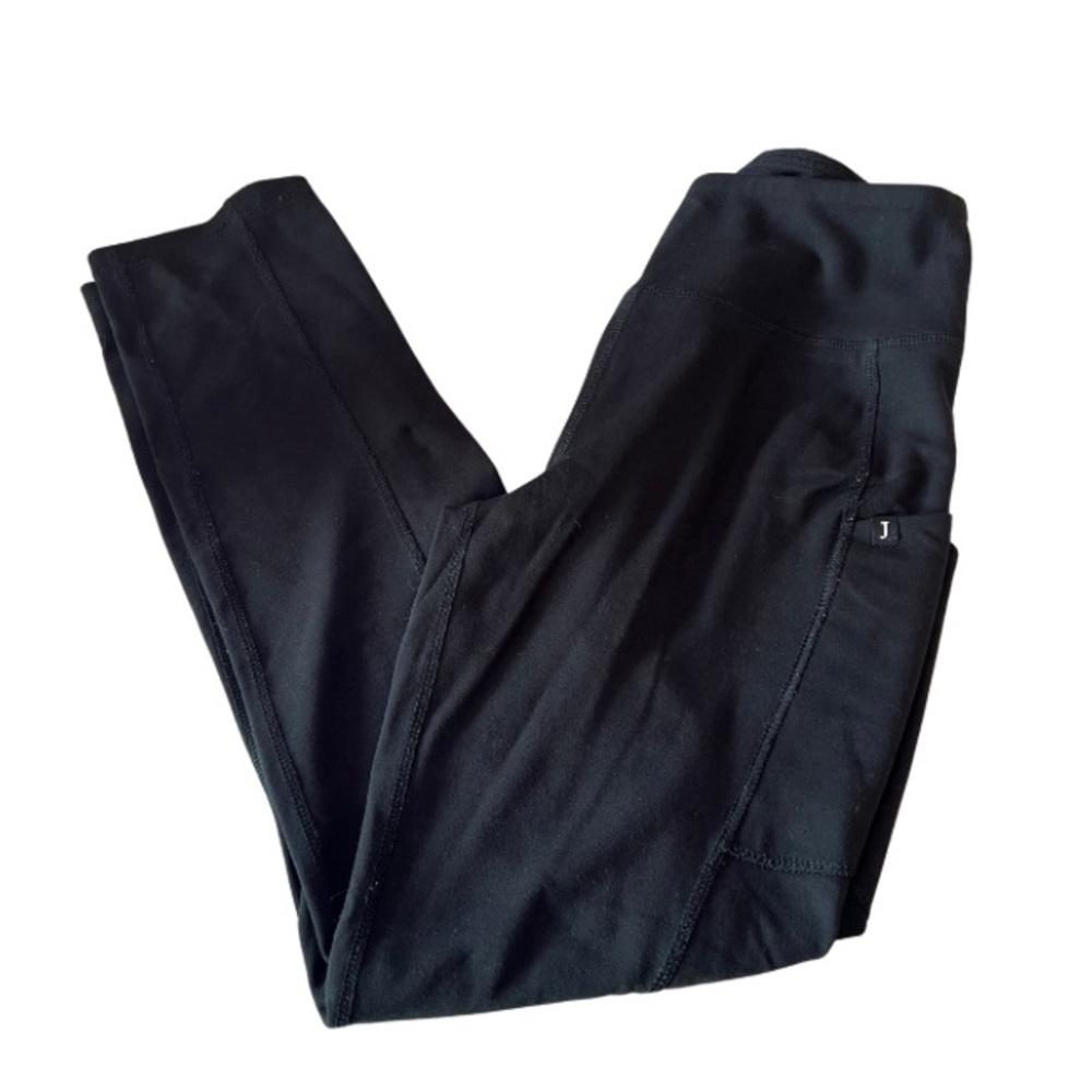 Jaanuu Black Jogger Leggings Scrubs with Pockets